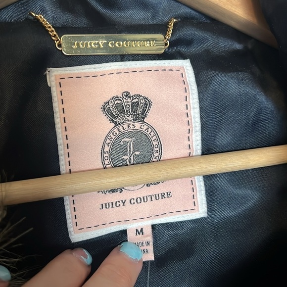 Juicy couture iris fur lined coat - Picture 2 of 7